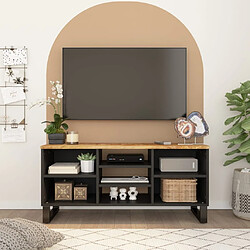 vidaXL Meuble TV 100x33x46 cm bois de manguier et d'ingénierie