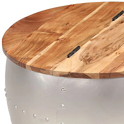 Acheter vidaXL Table basse 53x43 cm bois d'acacia massif