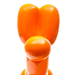 Avis Figurine Décorative Chien Ballon Kuatéh en Polyrésine 41x41x13 cm Orange