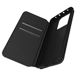 Avizar Housse pour Xiaomi 13 Pro clapet magnétique porte-carte Support vidéo Noir