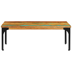 Avis Maison Chic Table basse,Table Console Table d'appoint, Table pour salon 100 x 60 x 35 cm Bois de récupération solide -MN78951