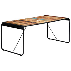 Maison Chic Table de salle à manger,Table à dîner 180x90x76cm Bois de récupération solide -GKD77427