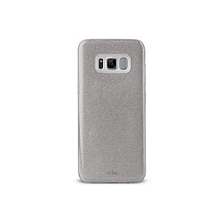 Coque PURO S8+ silver pailleté TPU