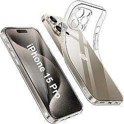 Coque Silicone Transparente Pour iPhone 15 Pro Little Boutik©