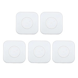 5 Pcs Nano Caoutchouc Universel Multi-Fonction Titulaire Lucency Carré Pad Autocollant