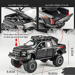 Universal 1:32 Ford Raptor F150 Alloy Car Model Toys (bleu) pas cher