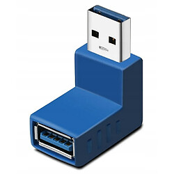 GUPBOO Adaptateur d'angle bleu supérieur USB 3.0 vers USB 3.0,JL587