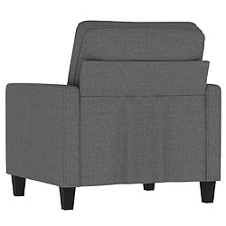 Maison Chic Fauteuil relax,Chaise pour salon Gris foncé 60 cm Tissu -MN26742 pas cher