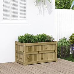 Maison Chic Jardinière,Bac à fleurs - pot de fleur d'extérieur 90x50x50 cm bois de pin imprégné -GKD49731