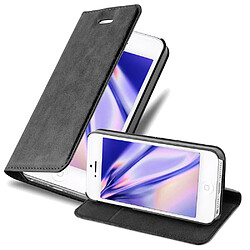 Cadorabo Coque iPhone 5 / 5S / SE 2016 Etui en Noir