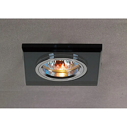 Inspired Encastré Downlight Shallow Square Rim Only Black, Nécessite 100035310 pour compléter l'article