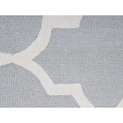 Beliani Tapis gris en laine et coton 200 x 300 cm SILVAN pas cher