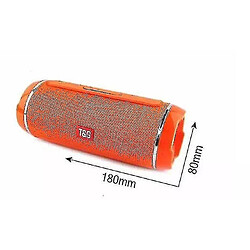 Avis Universal En haut-parleur Bluetooth portable sans câble sans câble Bluetooth en haut-parleurs Bluetooth (orange)