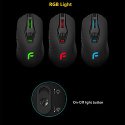 Avis Universal Souris gaming F18 RGB USB câblée à 7 boutons rétroéclairée 6000 DPI optique console de jeux souris PC pour LOL DOTA2 | souris gaming câblée | souris gaming Jouer des jeux