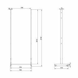 Avis Kimex Support de sol sur roulettes pour écran SAMSUNG OM55N-D