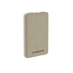 X-Moove Powerbank 5000mAh PowerEco en Fibre de Blé Beige