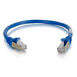 Cables To Go C2G Cat6a SSTP 15m câble de réseau S/FTP (S-STP) Bleu