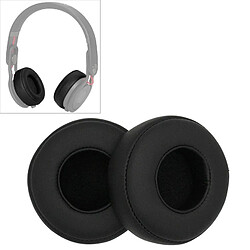 Wewoo Coussinets Mousse 2 PCS pour Beats Studio Mixr casque couverture en cuir de protection éponge cache-oreilles noir