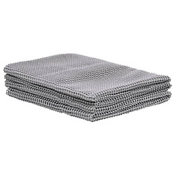 vidaXL Tapis de tente 250x450 cm Gris clair