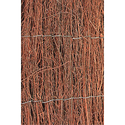 Nature Paravents de jardin 2 pcs Bruyère 1 x 5 m 1 cm d'épaisseur