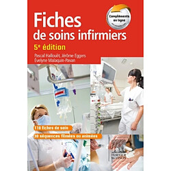 Fiches de soins infirmiers : 118 fiches de soin, 38 séquences filmées ou animées - Occasion