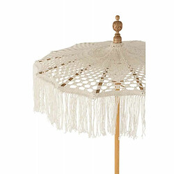 Acheter Paris Prix Parasol Déco sur Pied Macramé 95cm Blanc