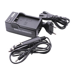 Vhbw Chargeur avec adaptateur secteur + allume-cigare pour batterie NIKON EN-EL9 D40 D40x D60 D3000 D 40 40x 60 3000 x remplaçant MH-23