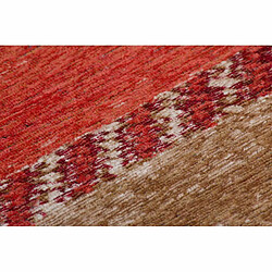 Avis Paris Prix Tapis Jacquard à Poils Courts Blaze Rouge 155 x 230 cm