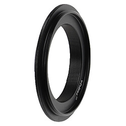 vhbw bague d'inversion 49 mm compatible avec Panasonic Lumix DMC-G70, DMC-G5, DMC-G6 objectifs d'appareil photo, reflex numérique - noir-mat