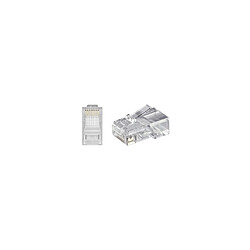 TEL MODU RJ45 8P8C Arrondis Prise