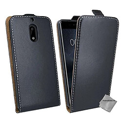 Htdmobiles Housse etui PU cuir fine pour Nokia 6 + film ecran - NOIR