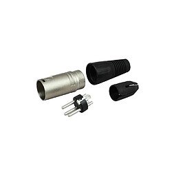 Fiche XLR Mâle 2 X 3 Broches Pour Fiche Adaptateur Convertisseur Est Jack 6.3mm Mâle pas cher