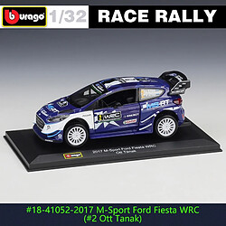 Universal 1: 32 2017 M Carnival WRC Sébastien Ogil Alliage Luxury Car Moulding Model Toy Collection Cadeau | Moulding Toy Car(Bleu) pas cher