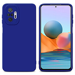 Cadorabo Coque Xiaomi RedMi NOTE 10 PRO Etui en Bleu