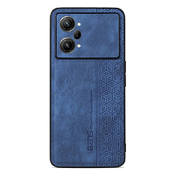 Coque en TPU + PU AZNS anti-chute pour votre Oppo K10 Pro 5G - bleu