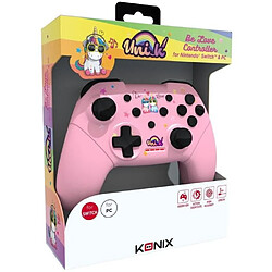 Manette Licorne Unik Be Love - KONIX - Switch - Rose