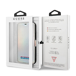 Acheter Guess Maroquinerie Etui pour iPhone 11 Pro - Guess Iridescent Argent original