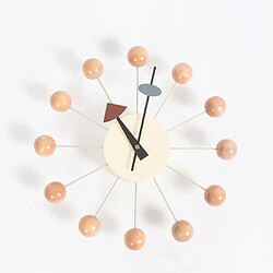 Wewoo Horloge murale Fond élégant Minimalis Balles Circulaires Candy Creative Décoration Ferris Wheel Clock