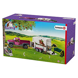 Schleich - Pick-up avec remorque pour cheval