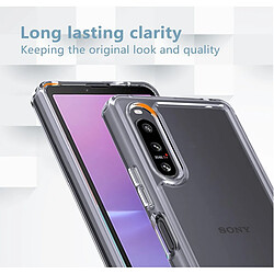 Acheter Htdmobiles Coque pour Sony Xperia 10 V - housse etui silicone gel fine + film ecran - TRANSPARENT TPU