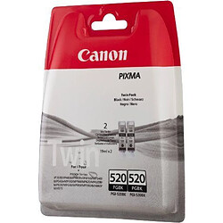 Acheter Canon PGI-520 PGBK Pack de 2 cartouches séparées pour Imprimante jet d'encre iP3600/MX870 Noir