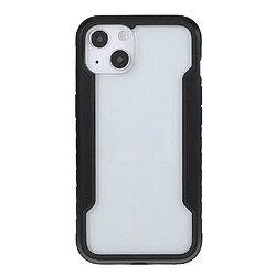 Coque en TPU + acrylique, antichoc, hybride noir pour votre Apple iPhone 13 6.1 pouces