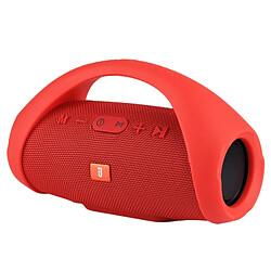 Wewoo Enceinte Bluetooth rouge Haut-Parleur Stéréo Portable V3.0 Anti-Éclaboussures avec Poignée, Microphone Intégré, Carte TF de Soutien et AUX IN, Distance Bluetooth: 10m