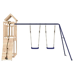 Acheter Maison Chic Aire de jeux d'extérieur | Maisonnette de jeu | Maison pour enfants bois de pin massif -GKD54239