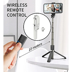 3in1 360 ° Rotation 33.9 ""L03 extensible trépied Selfie bâton avec télécommande pour GOPRO Action caméra iPhone Android vlog photographie pas cher