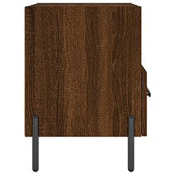 Acheter vidaXL Table de chevet chêne marron 40x35x47,5 cm bois d’ingénierie