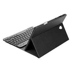 Acheter Wewoo ST830S Bluetooth 3.0 Texture de laine fine cuir PU ABS Détachable Sept Étoiles Rétroéclairage Clavier pour Samsung Galaxy Tab S4 10.5 pouces T830 / T835avec fente stylo et support Noir