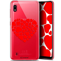 Caseink Coque Pour Samsung Galaxy A10 (6.2 ) [Gel HD Collection Love Saint Valentin Design Coeur des Coeurs - Souple - Ultra Fin - Imprimé en France]