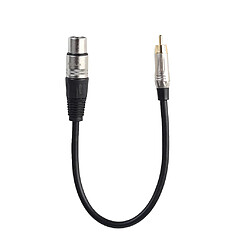 câble audio rca mâle à xlr cordon femelle pour microphone à condensateur 10 mètres