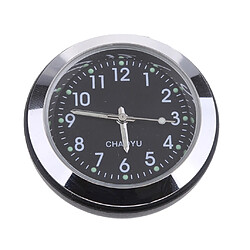 Horloge de voiture Réveil élégant w / Metal Stand Digital Interior Ornament noir